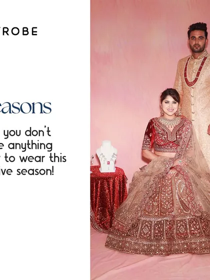 Tired of having nothing new to wear? Rent coordinated outfits for you and your partner for the next festive season.