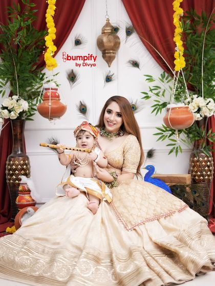 Janmashtami: Little Krishna & Radha photo 3