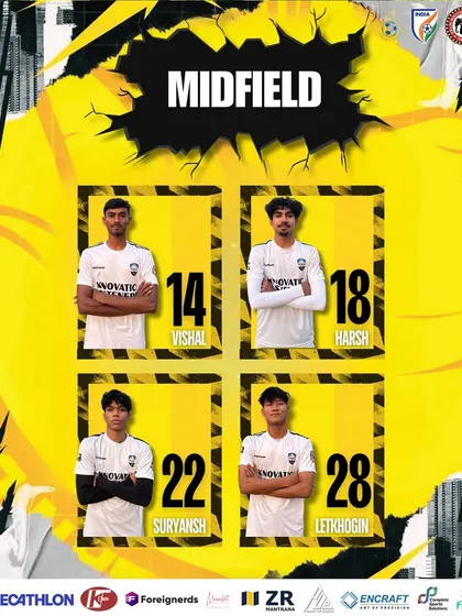 The midfield engine room of our U19 squad, a blend of creativity and work rate.
