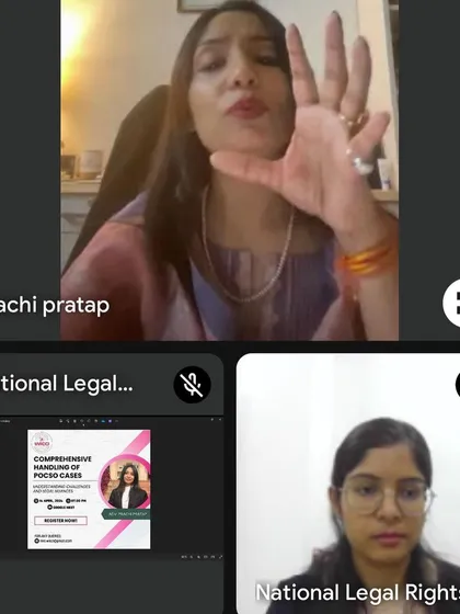 A screenshot from a virtual panel on the legal nuances of the POCSO Act. These discussions are vital for strengthening our legal frameworks and societal responses to protect every child from abuse and exploitation.