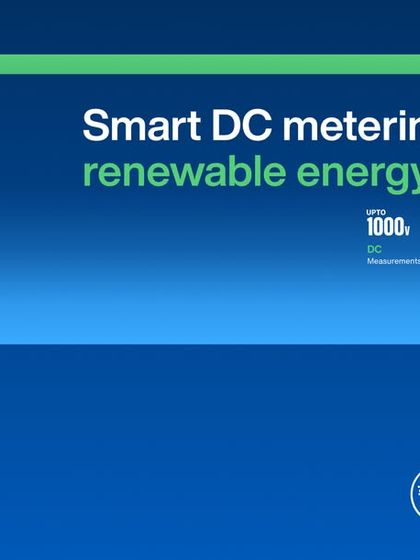 This graphic details the core specifications of our smart DC meter. It highlights its capability for 1000V DC measurements, seamless BEMS network connectivity, and bi-directional power monitoring, which are crucial for modern green energy projects.