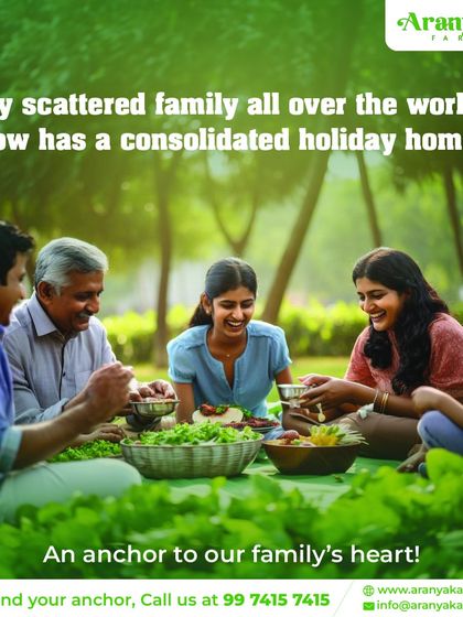 My scattered family, all over the world, now has a consolidated holiday home. This farm has become an anchor to our family's heart.