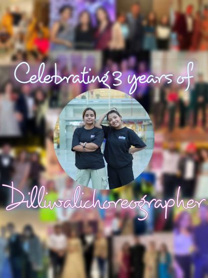 Celebrating 3 years of Dilli Wali Choreographer with a family of over 3k. We are so thankful for all the wonderful people we've met on this journey.