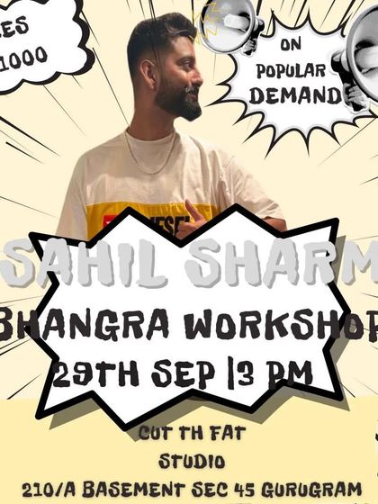 We're back by popular demand with another electrifying Bhangra Choreo Workshop with Ssahil Sharma. Get ready to learn moves that will make you the star of any party.