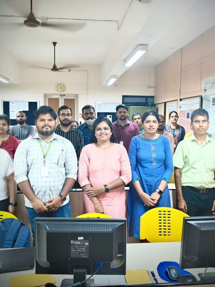 A photo with the participants from the nanotechnology and physics departments at VIT, Vellore, after a thought provoking session.