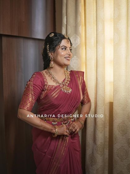Anthariya by Nidhi Gowda - Custom Bridal & Occasion Wear Grand Bridal Sarees & Muhurtham Wear photo 35
