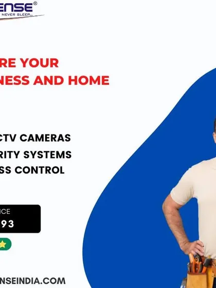 I provide security solutions for both businesses and homes, including 4K CCTV cameras and access control systems. My technicians are ready to provide a free quote for your security needs.