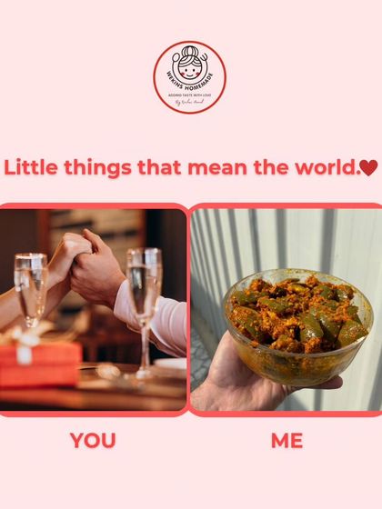 Little things that mean the world. For some, it's a romantic date. For me, it's a bowl of comforting, homemade pickle.