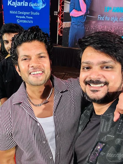 A selfie with actor and choreographer Sushant Pujari after hosting the 19th annual function of RSDA. It's always great to connect with fellow artists.