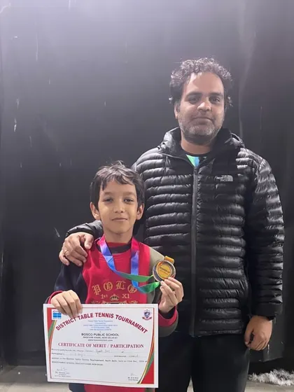 Amazing performance at the Delhi State Selection Trial. One of our young champions with his well-deserved medal and certificate.