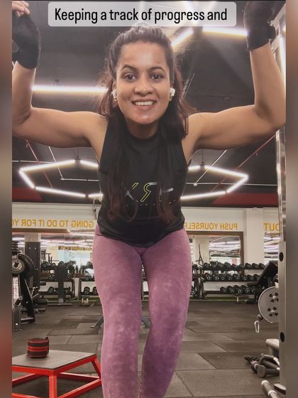 Keeping track of my progress helps me stay accountable. As a coach and a new mom, I know how tough it can be, but self-help is the best help.