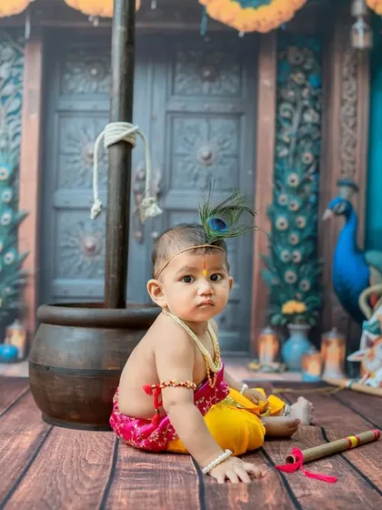 A quiet moment, sitting by the butter churn.