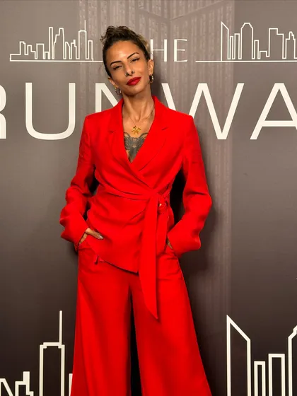 A closer look at the red suit I wore for the GQ x Arrow runway event. Style and music go hand in hand for me.