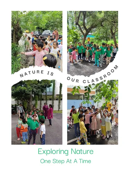 Nature is our classroom. During our nature walks, children engage all their senses to observe the world around them. Every leaf, insect, and sound becomes a point of discovery, fostering curiosity and a deep connection to the environment.