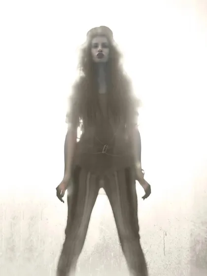 This image is from the original 2015 shoot that inspired my Lycra series. The model is standing behind a frosted glass, creating a ghostly, high-contrast silhouette that sparked a whole new creative direction for me.