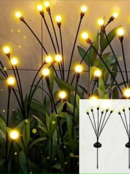 The warm white version of my solar firefly lights creates a soft and enchanting glow. They are perfect for creating a cozy and inviting ambiance along walkways or in garden nooks.