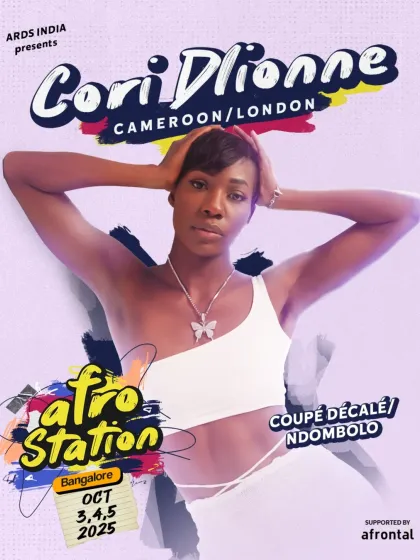 Announcing our first international faculty for Afro Station, Cori D'lionne from Cameroon/London.