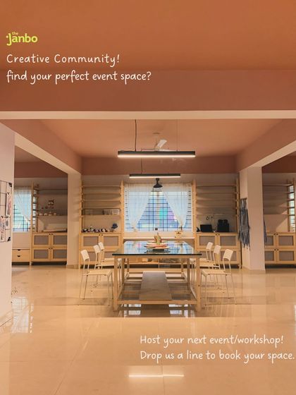 Our beautiful, spacious studio is available to rent for your next creative event or workshop. We love seeing our space filled with new energy and ideas from the wider creative community in Bangalore.