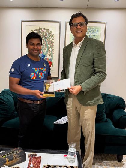 Recognizing another player from our successful badminton team. I am proud of their sportsmanship and skill.