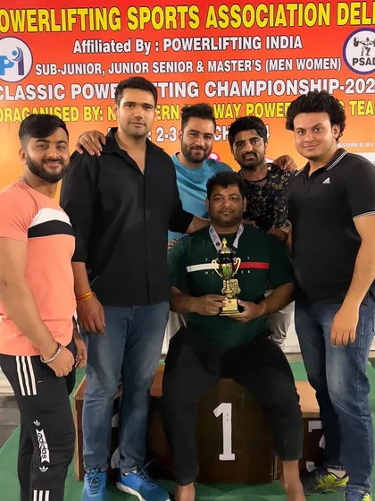 With my team after winning the Delhi State Championship despite an injury. Their support is everything.