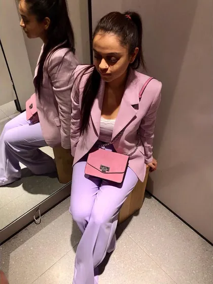 Corporate wear doesn't have to be boring. This monochrome look uses different shades of ultra violet for a powerful and chic office ensemble. I help clients build a professional wardrobe that is both appropriate and expresses their personal style.
