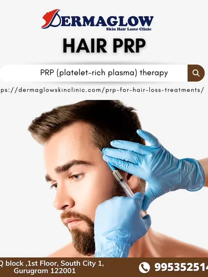 A close-up view of a Platelet-Rich Plasma (PRP) therapy session. A fine needle is used to inject the prepared plasma into the scalp, a process that is minimally invasive and helps trigger natural hair regrowth.