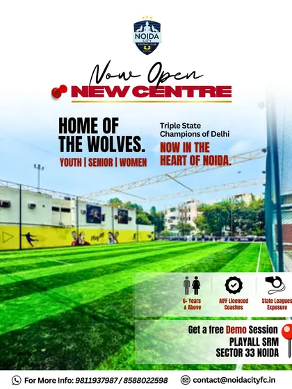 We are now open in the heart of Noida at PlayAll SRM, Sector 33. This center offers programs for players aged 6 and above, with free demo sessions available to experience our professional coaching environment.