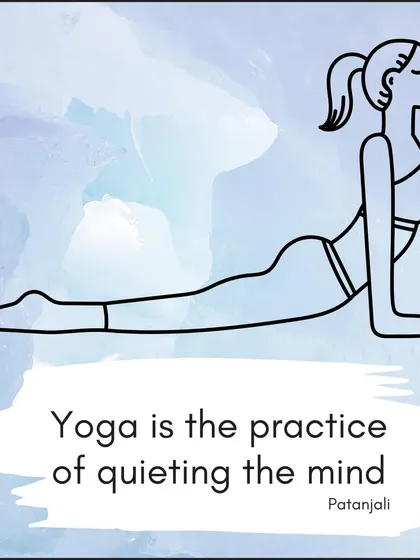 Patanjali, the father of modern yoga, defined yoga as the practice of quieting the mind. This is the essence of our journey on the mat.