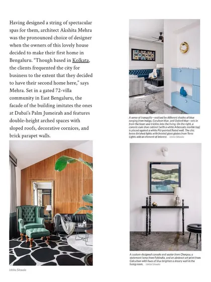 More from our AD feature, detailing the client's journey and our design approach for this 72-villa community home.