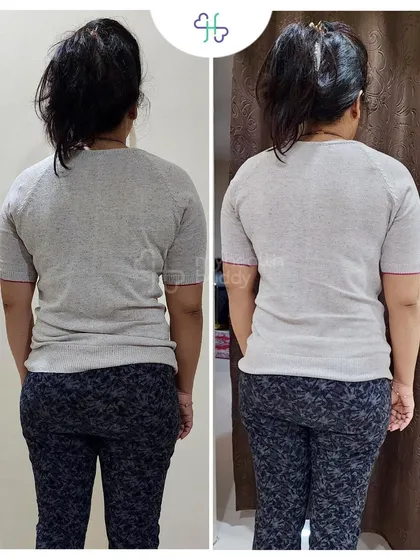 From size XL to M in just a few months. This client's journey shows that with the right guidance and support, you can achieve your goals and feel fantastic.