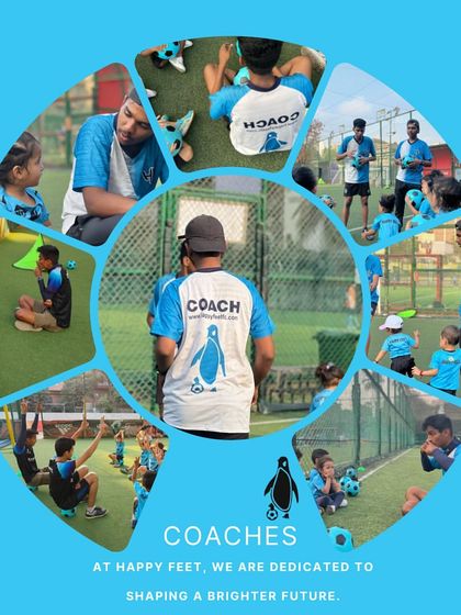 This collage is a tribute to our incredible coaches. They are dedicated to shaping a brighter future by inspiring young minds, building confidence, and fostering a lifelong love for sports.