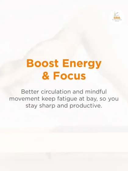 Feeling fatigued from your desk job? Pilates can boost energy and focus. Better circulation and mindful movement help keep you sharp and productive.