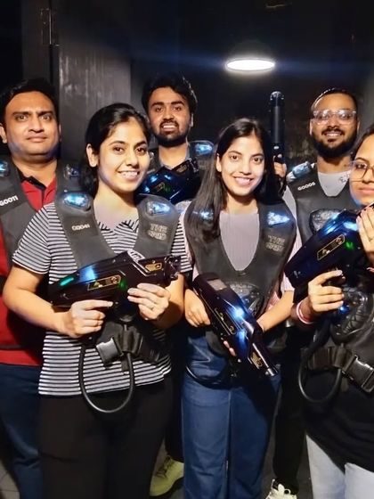 A duplicate of image 92, showing the team ready for action.