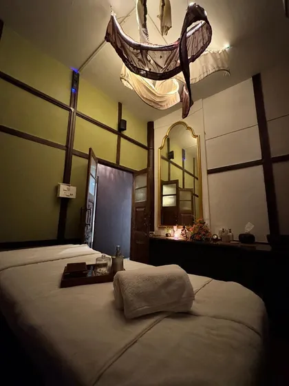 This is your private sanctuary. We have meticulously designed each treatment room to be a haven of peace and luxury. The soft lighting, clean linens, and serene decor create the perfect atmosphere for you to disconnect from the world and focus completely on your well-being.