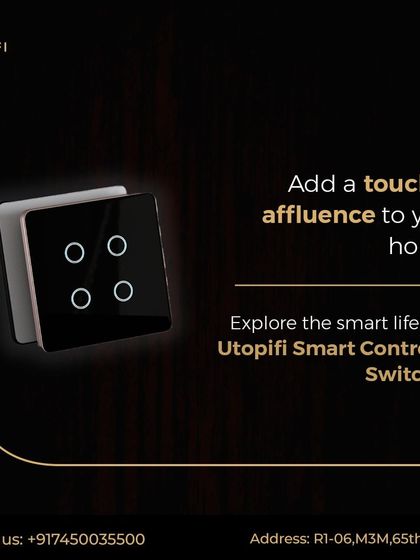 Add a touch of affluence to your home with my smart controller switches. They provide a sleek, modern interface to explore the smart life and control your environment with ease.