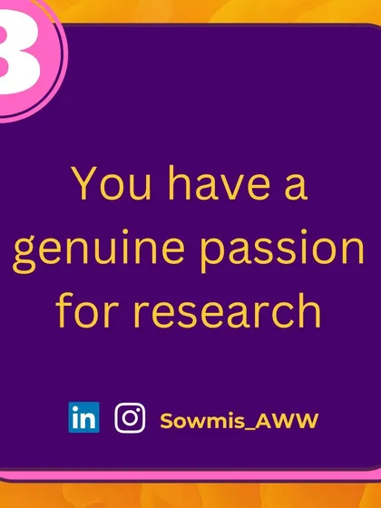 You should do a PhD if you have a genuine passion for research. A PhD is a long and often challenging journey, and a deep, intrinsic curiosity and love for discovery are what will sustain you through the tough times.