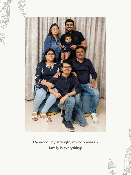 The whole world in one frame. This multi-generational portrait shows the strength and happiness that comes from family, a beautiful memory for everyone.