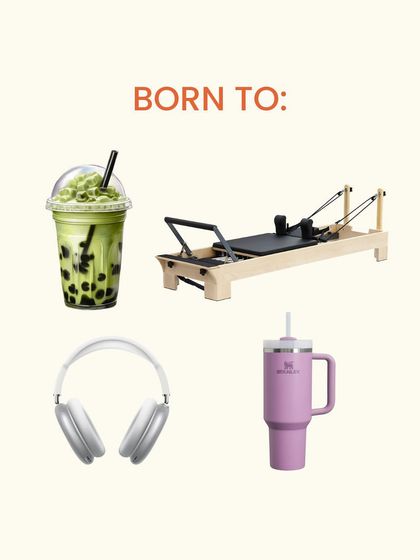 Born to drink matcha and do Pilates. Forced to work. This is the ultimate Pilates girl aesthetic.