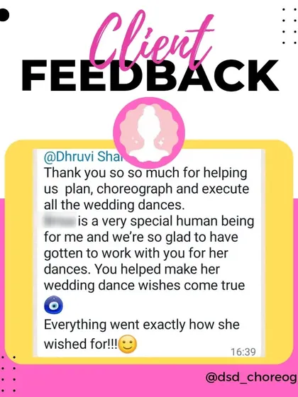 "You helped make her wedding dance wishes come true." Hearing this from the family of the bride means the world to me. My mission is to bring your vision to life.