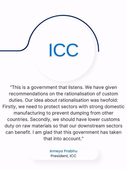 The Indian Chamber of Commerce (ICC) comments on the rationalization of custom duties. Our international tax and trade teams analyze these changes to assist clients with import and export strategies.