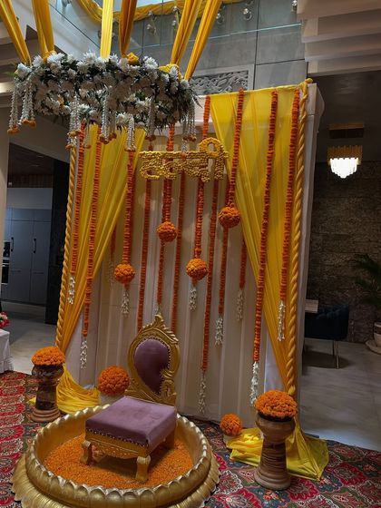 Decor Duniya - Wedding Decoration Haldi & Mehendi Sajawat photo 8