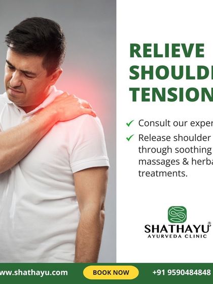 Shoulder tension is a common complaint. I advise consulting with my team to release this pain through soothing massages and targeted herbal treatments that address the root of the tension.