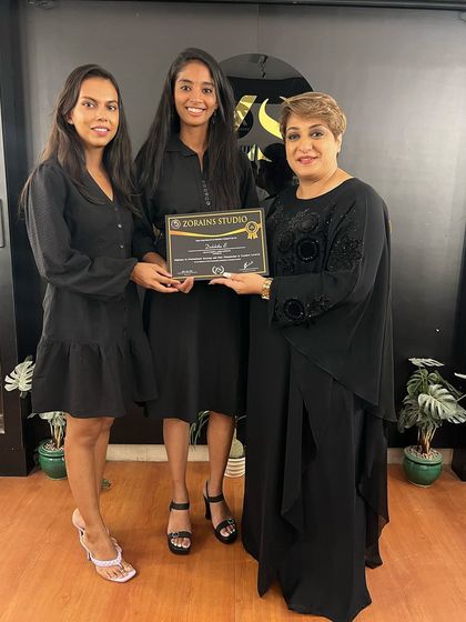 Congratulations to this graduate on her achievement.