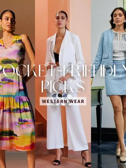 My guide to pocket friendly western wear features a variety of styles. You can find everything from a colorful printed dress for a daytime event to a sophisticated skirt suit for a formal meeting.