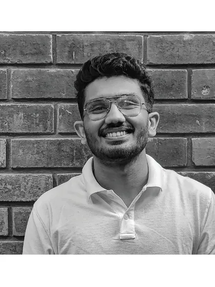 Ar. Kausthub Hareendran, a project architect and master of meticulousness, known for his speed and skill with any software.