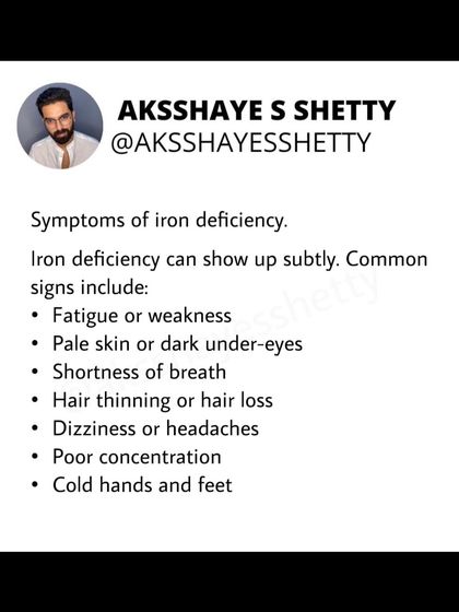 Iron deficiency is extremely common, but it's not always about diet. I explain the symptoms, the difference between heme and non-heme iron, and hidden causes like poor absorption or blood loss that need to be addressed.