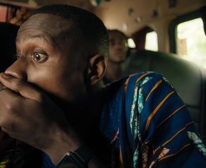 This close-up shot from the SanDisk commercial highlights the actor's expression, framed by the textures and colors of the costume I selected to fit the scene's emotional tone.