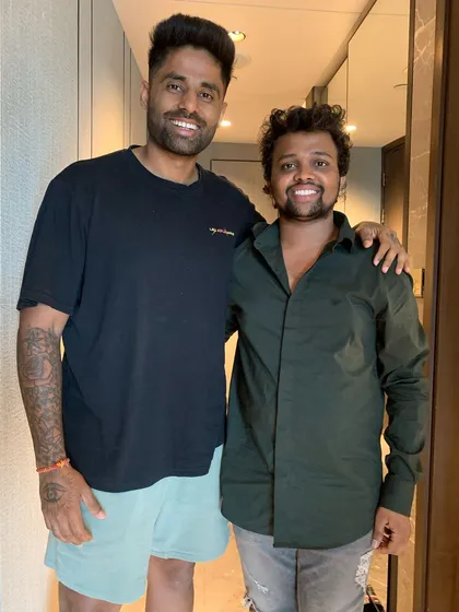 It was an absolute pleasure to style the one and only Suryakumar Yadav, also known as SKY. Getting top athletes like him ready, whether it's for a match or an event, is what I live for.