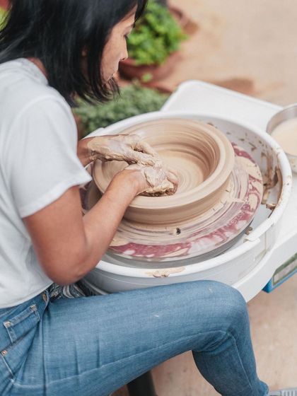 It is so rewarding to teach and share this craft. These images and videos show my students and me at the wheel, learning, practicing, and growing together as a community.