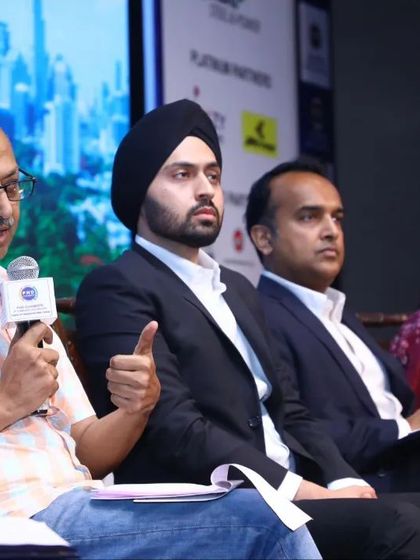 A view of the panel discussion at the PHDCCI summit. Our participation in such forums allows us to contribute our expertise on sustainable health management to a wider audience of industry leaders.
